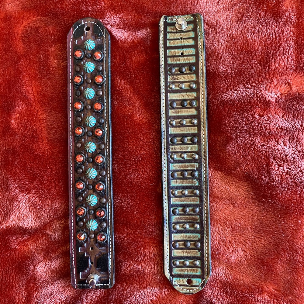 Handcrafted Leather Cuff (RIGHT)